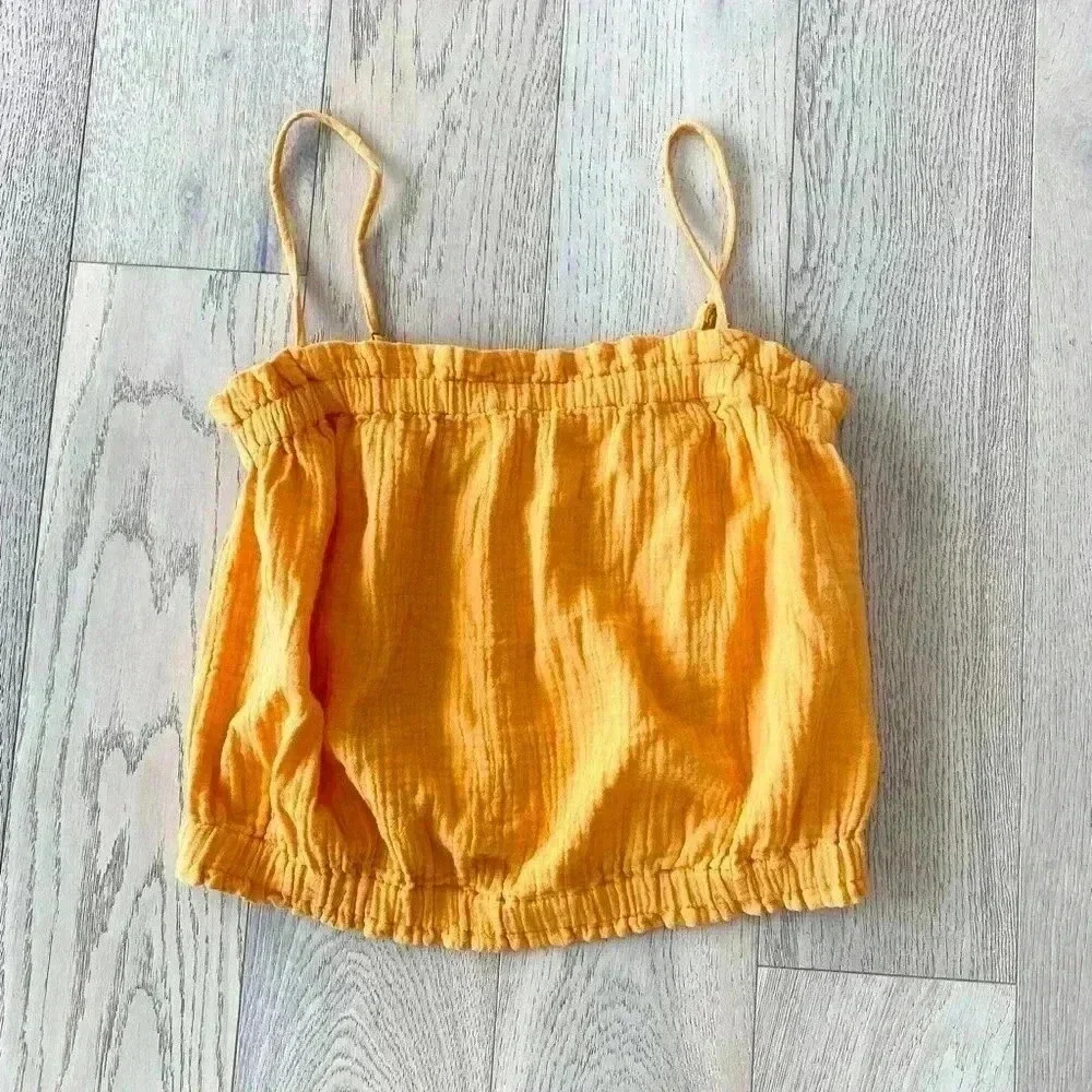 Anthropologie Yellow Tank Top